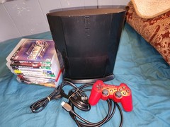 Sony Ps3 PlayStation 3 250GB Super Slim Console Bundle X10 Games 💯🎮