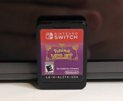 Nintendo Switch Lite Gray Bundle W/ Pokémon Violet & Accessories Tested Works