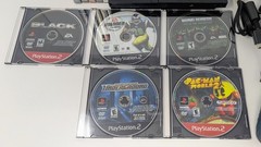 Sony PlayStation 2 PS2 Slim Console Bundle w/ 10 Games – Tekken 4, Sims, & More!