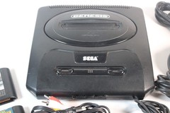 Sega Genesis Model 2 Console Bundle w/ 2 Controllers & Game (Tested & Working)