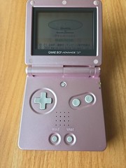 Nintendo Gameboy Advance SP Handheld System Console Pearl Pink (AGS-001) Tested