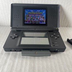 Nintendo DS Lite Cobalt Blue & Black System W/ Charger/ Car Charger No stylus!
