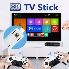 Retro Game Console Stick H313 Quad Core TV Box 40000+ Games