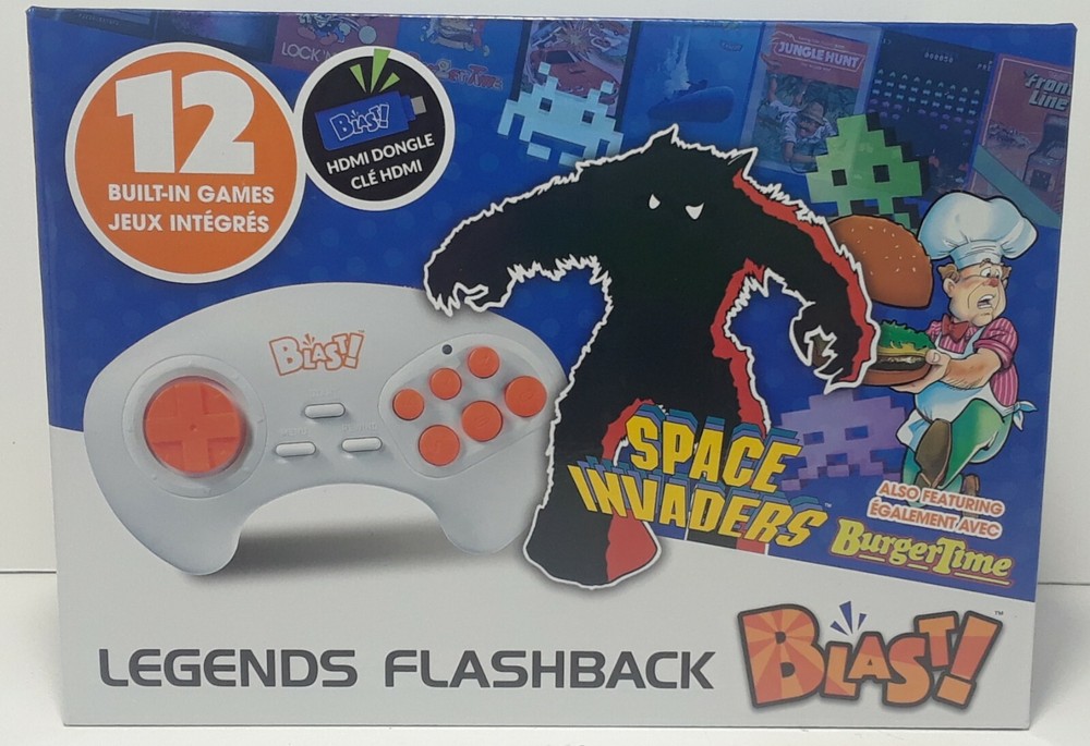 Legends Flashback Blast- Space Invaders- 12 Built-In Games Retro HDMI plugnplay