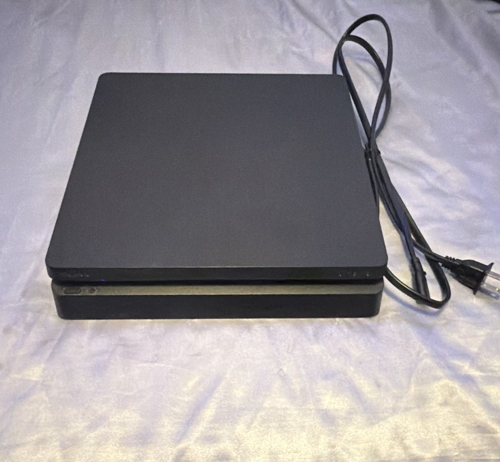 Sony PlayStation 4 Slim Black Home Console, Blu-Ray Compatible, USB/Ethernet