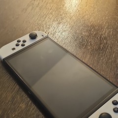 Nintendo Switch (OLED Model) Console – White Joy-Con, Dock, Carry Case