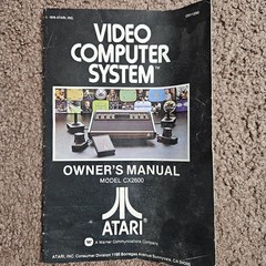 Atari 2600 Light Sixer 6-Switch Console W/ Power AC Adapter & Controllers TESTED