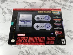 Super Nintendo Entertainment System Classic Edition w/ Box Tested Working READ