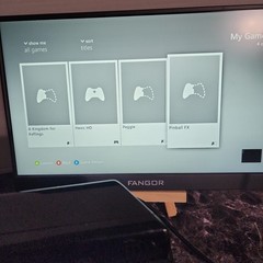 Microsoft Xbox 360 S 4GB Console Bundle Kinect Sensor 5 Games Tested Working OEM