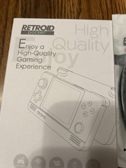Retroid Pocket 2 Purple Android Handheld Gaming Console WITH TONS OF GAMES Cable