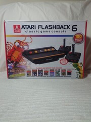 Atari Flashback 6 Classic Game Console 100 Built-In Games with Wireless Controls