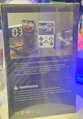 R36S Handheld Game Console 3.5 Inch Color Screen Retro Purple Dual 21K+ Games
