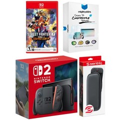 Nintendo Switch 2 Console with Street Fighter 6 and MightySkins Code