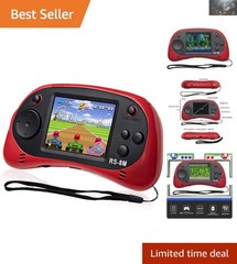 16 Bit Handheld Game Player – Lightweight, Rechargeable & Includes Accessories