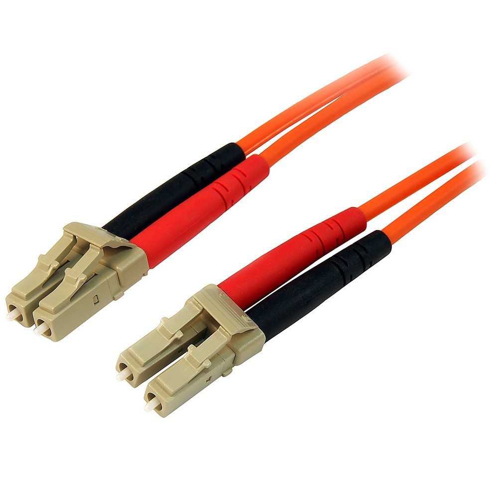 StarTech.com 3m Fiber Optic Cable – Multimode Duplex 50/125 – LSZH – LC/LC – OM2