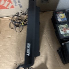 Atari 2600 Vader Black Console Bundle Cleaned Tested Works Great With 18 Games