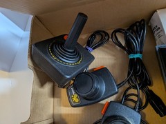 Vintage Atari 2600 Console Video Computer System In Box With Pac-Man Tested