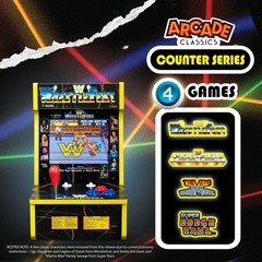 Arcade Classics WWE Counter Series Game with 8″ Liquid Crystal Screen & 4 Games