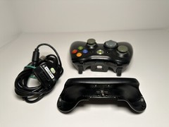 XBox 360 S Console Bundle with controller, keyboard attachment, and 5 games