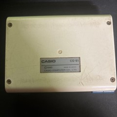 gamewatch Casio Watercoaster Cg-61 Game Watch Operational Item Japan