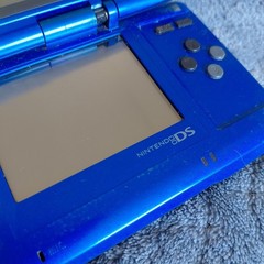 Original Nintendo DS Console Electric Blue Fat NTR-001 – Parts or Repair –