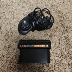 SEGA Genesis Model 1601 with RF Switch Display Adapter, Sonic and Knuckles
