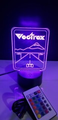 Vectrex led light with remote (show it off) will display 8 different colors