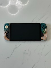 Nintendo Switch OLED White Bundle Box Case Controller 128GB SD Card w/ Extras