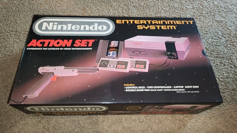 Nintendo NES Action Set Complete – High-End Collector Condition- CIB Near Mint