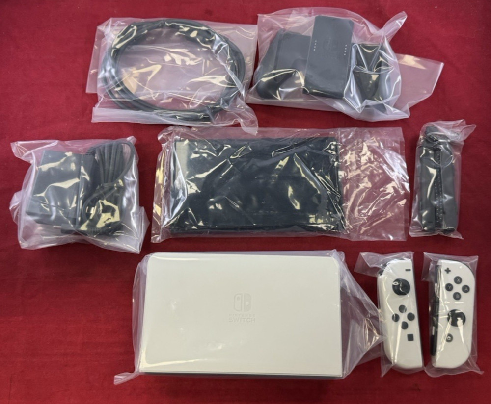 Nintendo Switch OLED Version Console and Joy-Cons 64GB WiFi – White