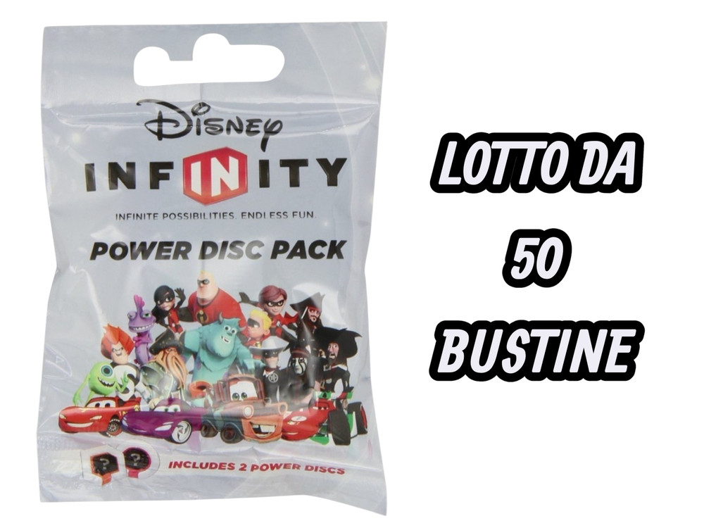 Disney Infinity 1.0, Extra Power 2 Token Pack (LOT OF 50 SACHETS)