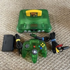 Nintendo 64 Donkey Kong Game Console Bundle – Jungle Green Exp Pak Donkey Kong