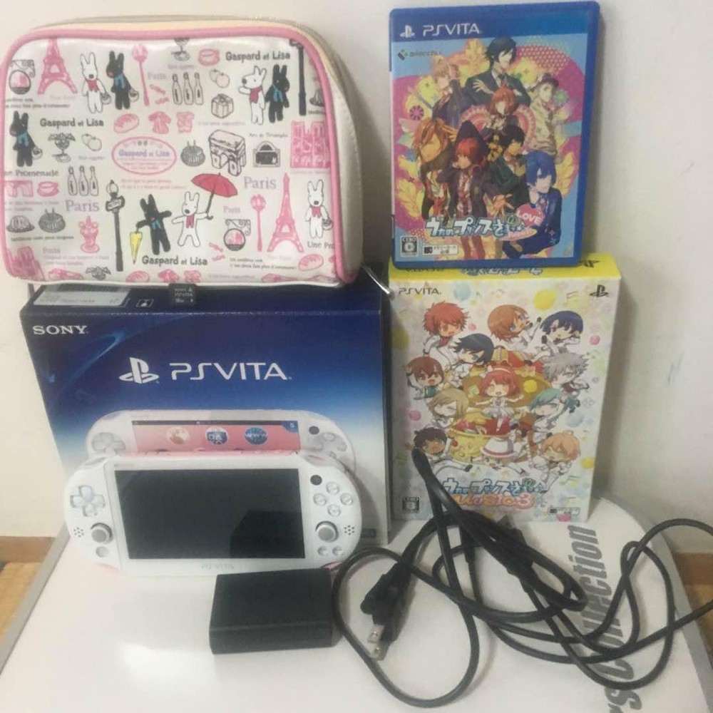 PSvita 2000 Wi-Fi model light pink / white PCH-2000 ZA19 from jAPAN
