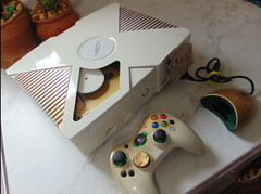 ✨✨ ALL WHITE Edition Original Xbox Console ✨ WHITE / GOLD Stripes ✨✨