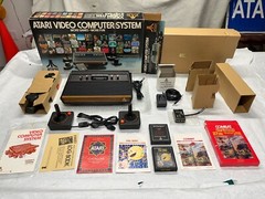 NOS 1982 ATARI VCS CX2600A 4 Switch Console System NEW Original Package OPEN BOX