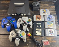 Nintendo 64 bundle with 7 games/3 controllers Jet Pack And Memory Card Tested