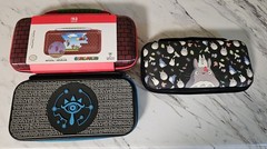 Mint Nintendo Switch OLED Bundle Lot Pro Controller Games Charging Dock Cases +