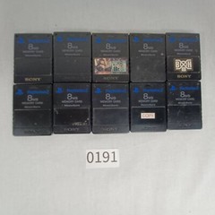 OFFICIAL Sony PlayStation 2 PS2 SCPH-10020 Memory Card 8MB Lot of 10 Tested
