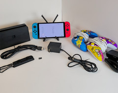 Nintendo Switch OLED BUNDLE Console Set Black/Blue/Red + Controllers + 128GB SD