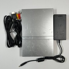 Sony PlayStation 2 Slimline Console PS2 Slim Silver PAL +Cables Model SCPH-70004