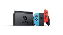 Nintendo Switch Gaming Console OLED Model w/ Neon Red & Neon Blue Joy-Con