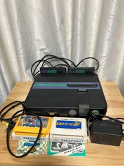 SHARP Twin Famicom AN-505-BK Black Console w Super Mario Bros 3 & Elnac Treasure