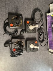 Atari 2600 Video Computer System With Extra Controllers And Original Box