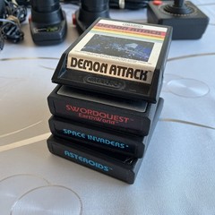 2 Atari 2600 Systems Plus Games Bundle all Tested (please read)