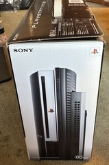 PS3 60GB Backwards Compatible w/Box L@@K PS3 Console Yellow Light.No Controller