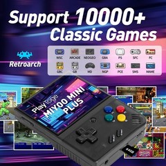 Miyoo Mini Plus Retro handheld Console 128GB OnionOS WiFi Easy Net Play – Purple