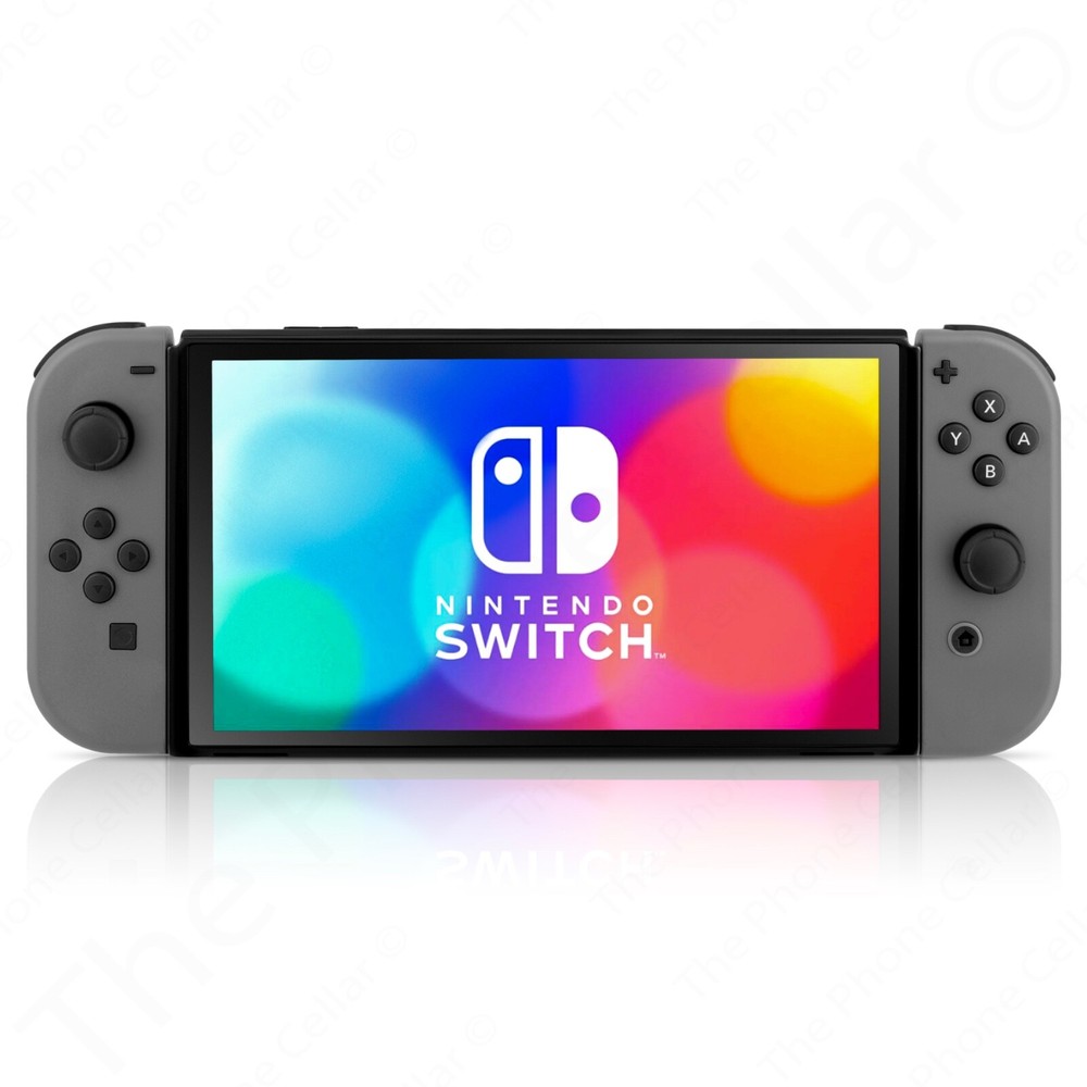 Nintendo Switch OLED Version Console w/ Gray Joy-Cons 64GB WiFi HDMI