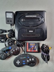 SEGA GENESIS Model 2 Sonic Bundle MK-1631 Console Lot 2 Controllers Tested