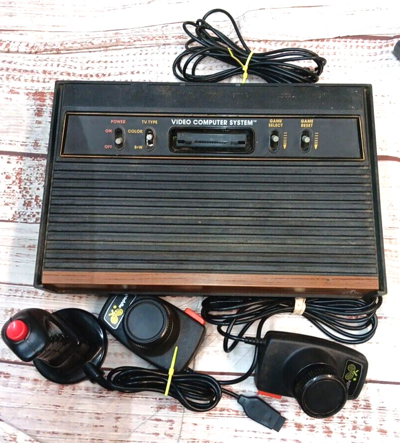 Atari CX2600A Woody Console UN TESTED – FREE SHIPPING