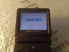 Nintendo Gameboy Advance GBA SP Black/Black